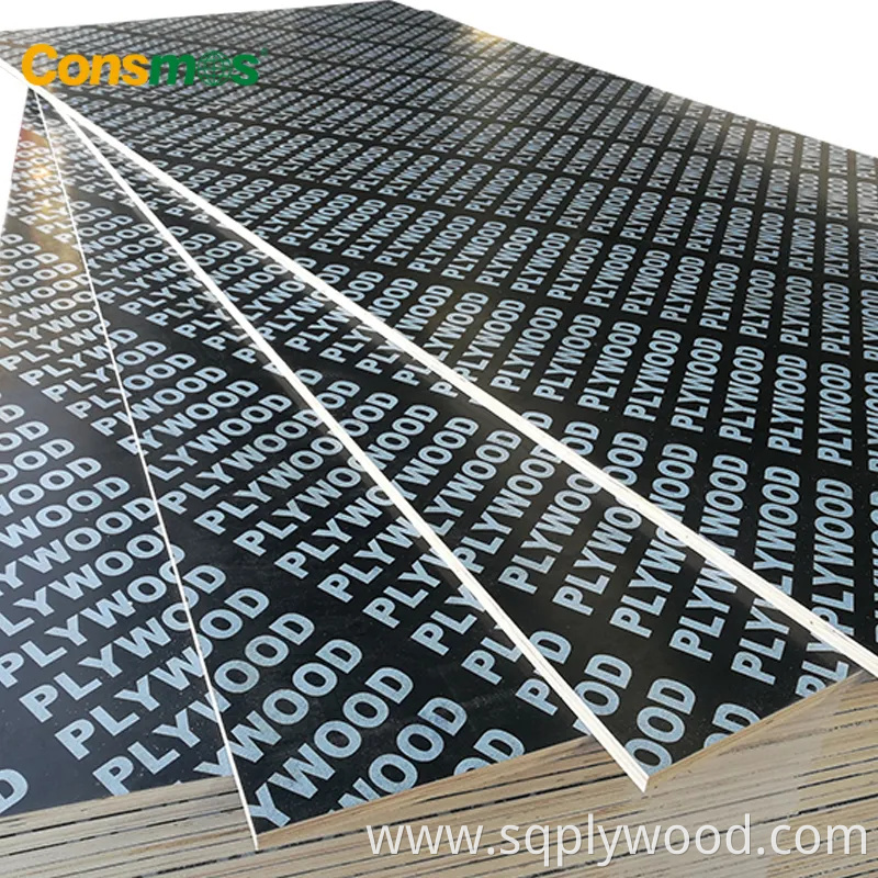 Consmos 3 Star 18mm Waterproof Melamine WBP Glue Film Faced Plywood for Construction